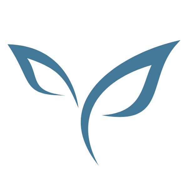 A leaf blooms icon